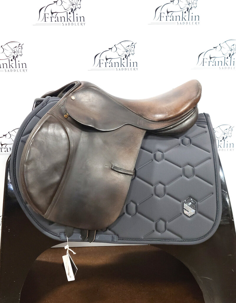 Black Country All Purpose English Saddle 17" Seat Consignment #898
