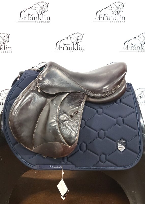 Voltaire Palm Beach Jumping Saddle 17.5" Seat Consignment #902