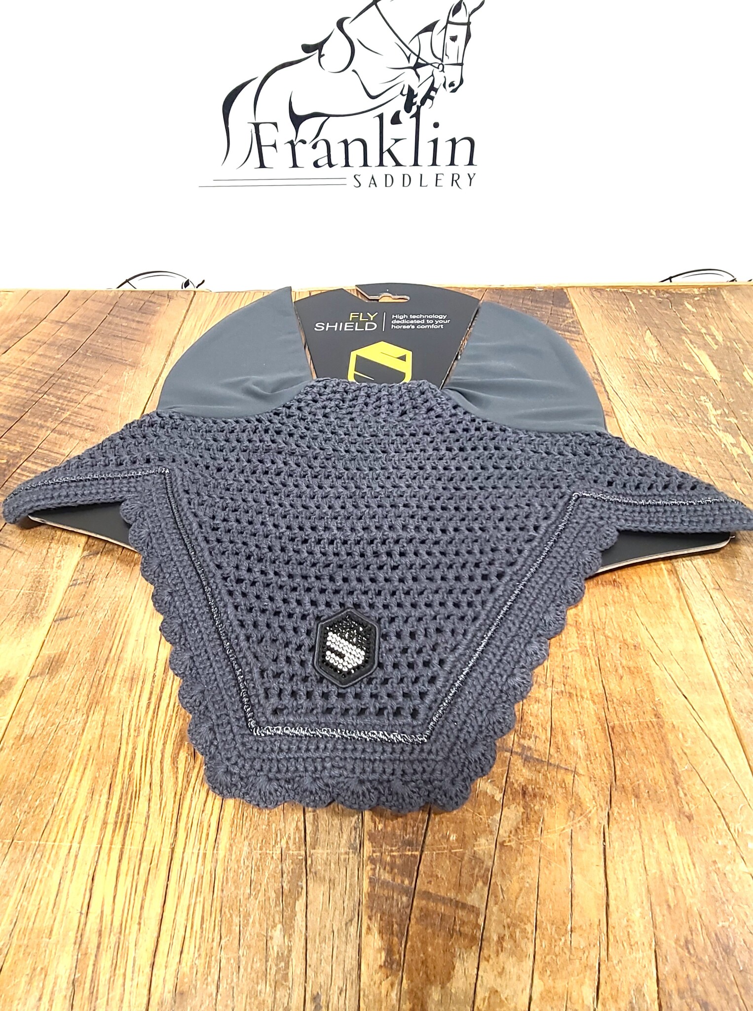 Samshield FlyShield Fly Veil Swarovski - Franklin Saddlery