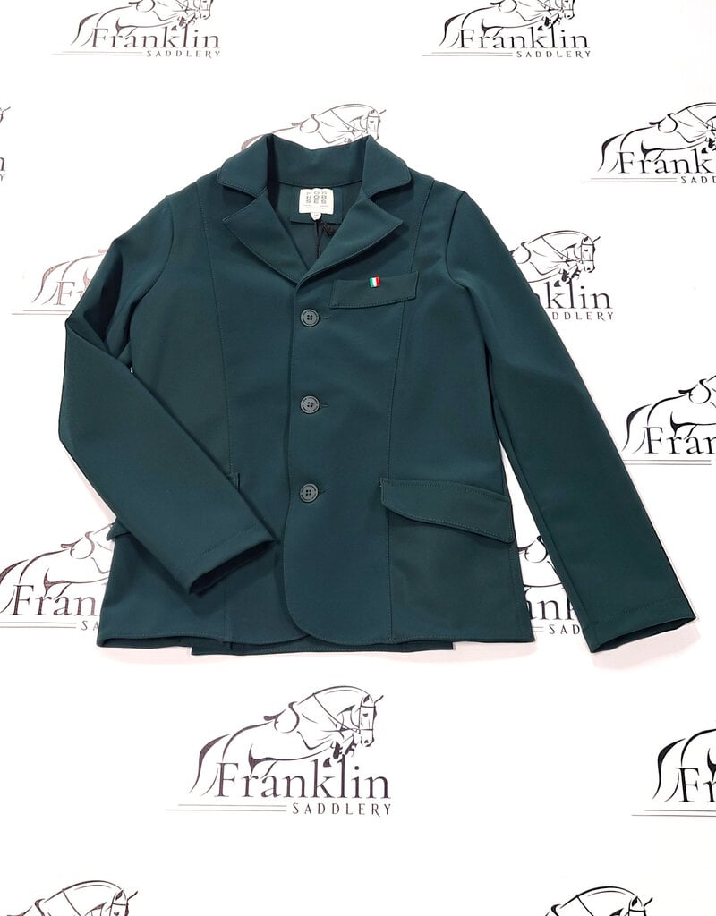 For Horses For Horses Junior Boy's Christian Hunter Show Jacket Deep Green