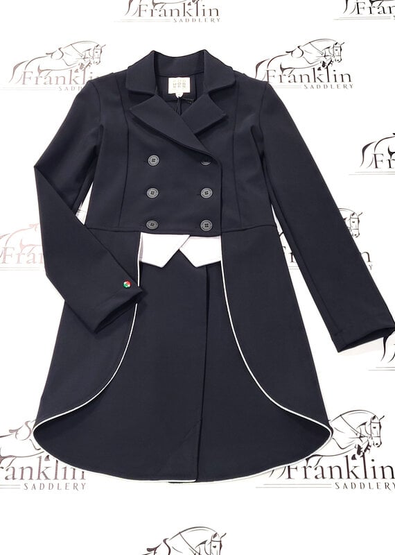 For Horses For Horses Junior Girl's Lula Custom Tailcoat Black/Silver 12-13