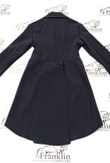 For Horses For Horses Women's Jenni Custom Tailcoat Black/Silver with Blue Piping XS