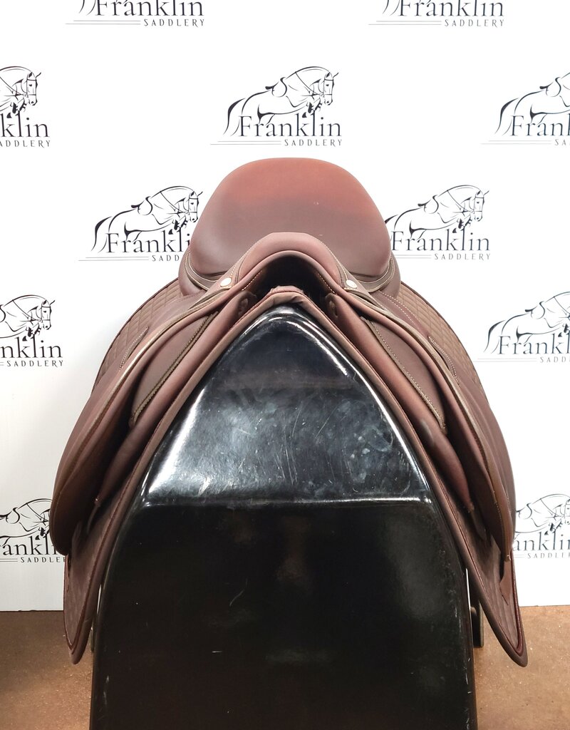 Butet Butet Premium Integrated L 17" Seat 2.25 Flap Wide Tree DF Gold Saddle