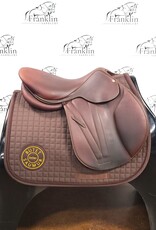 Butet Butet Premium Integrated L 17" Seat 2.25 Flap Wide Tree DF Gold Saddle
