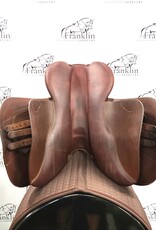 Butet Butet Premium Integrated L 17" Seat 2.25 Flap Wide Tree DF Gold Saddle