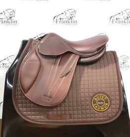 Butet Butet Premium Integrated P 15.5" Comfort Seat 1.25 Flap Wide Tree Gold Saddle