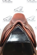 Butet Used Butet Premium Integrated M 17.5" Seat 2 Flap Wide Tree DTF Gold Saddle Consignment #661