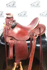 RW Bowman Mike Branch Wade Ranch Saddle 15.5" Seat Consignment #903