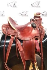 RW Bowman Mike Branch Wade Ranch Saddle 15.5" Seat Consignment #903