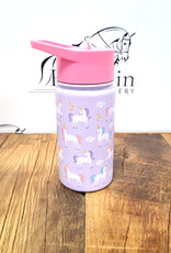 Wildkin Wildkin Unicorns 14oz Stainless Steel Water Bottle Purple