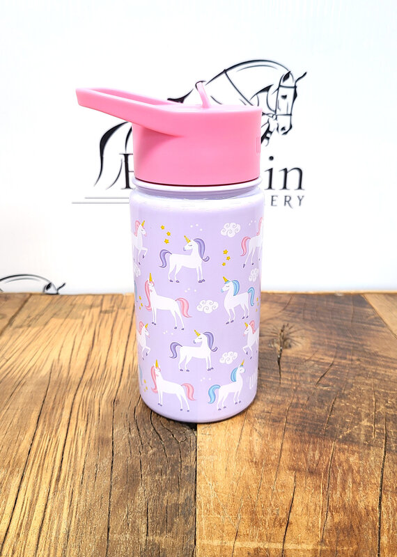 Wildkin Wildkin Unicorns 14oz Stainless Steel Water Bottle Purple