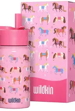 Wildkin Wildkin Horses 14oz Stainless Steel Water Bottle Pink