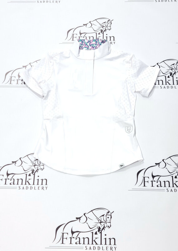 RJ Classics RJ Classics Brynn Jr 2.0 SS Show Shirt White Shadow Bits