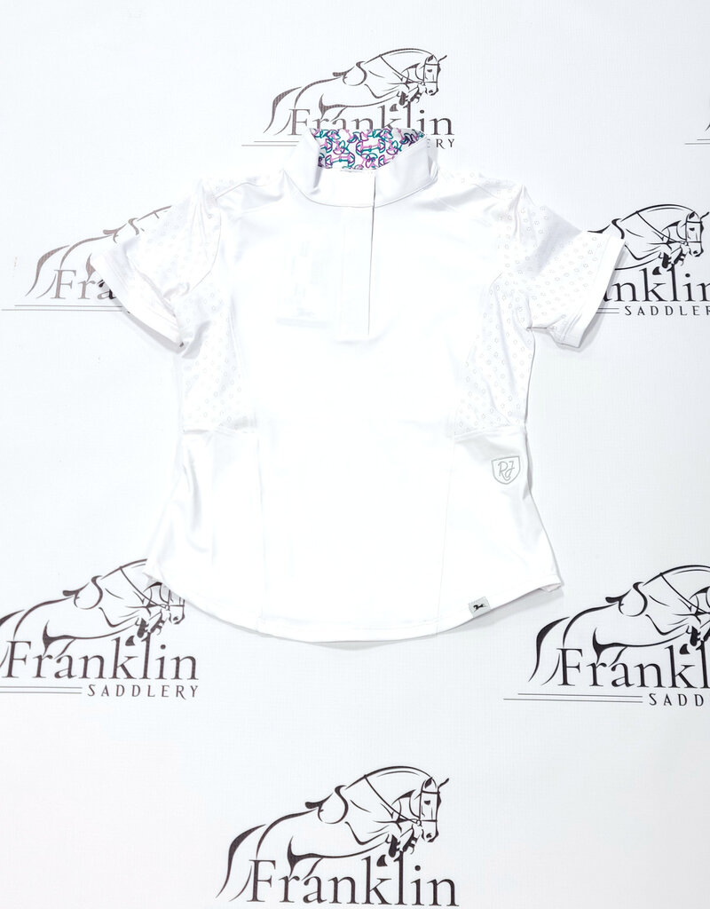 RJ Classics RJ Classics Brynn Jr 2.0 SS Show Shirt White Shadow Bits