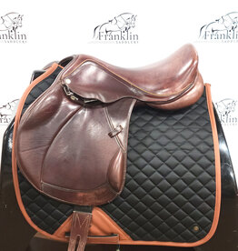 M. Toulouse Monoflap Genesis Tree Saddle 17" Seat Consignment #912