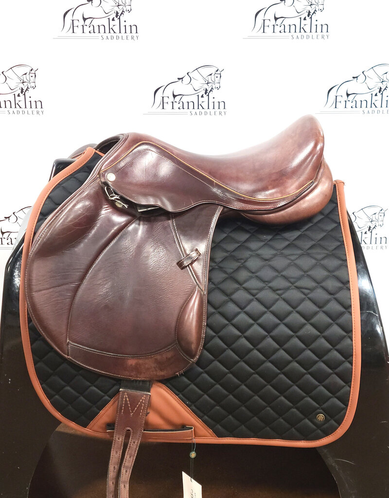 M. Toulouse Monoflap Genesis Tree Saddle 17" Seat Consignment #912