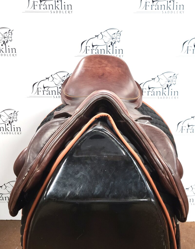M. Toulouse Monoflap Genesis Tree Saddle 17" Seat Consignment #912