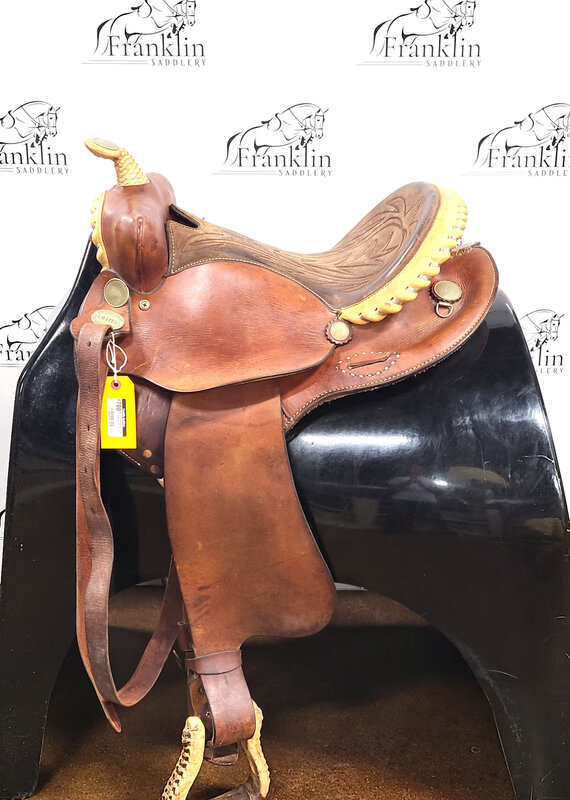 Crates Western Trail Saddle 15" Seat Consignment #915