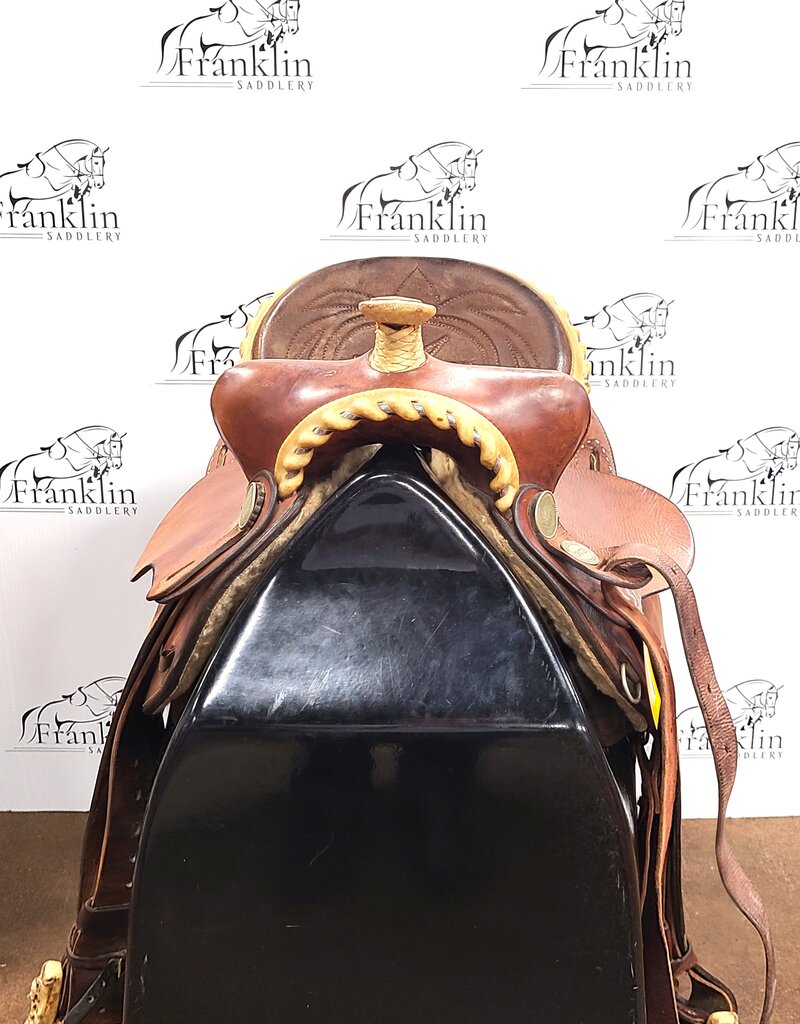 Crates Western Trail Saddle 15" Seat Consignment #915