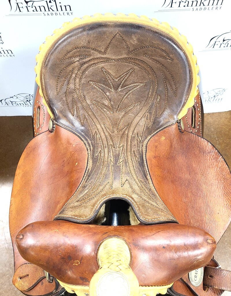Crates Western Trail Saddle 15" Seat Consignment #915