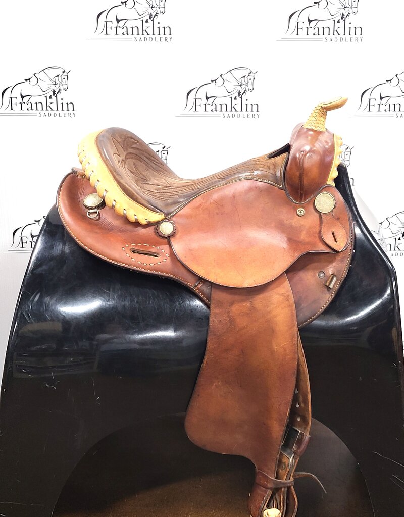 Crates Western Trail Saddle 15" Seat Consignment #915