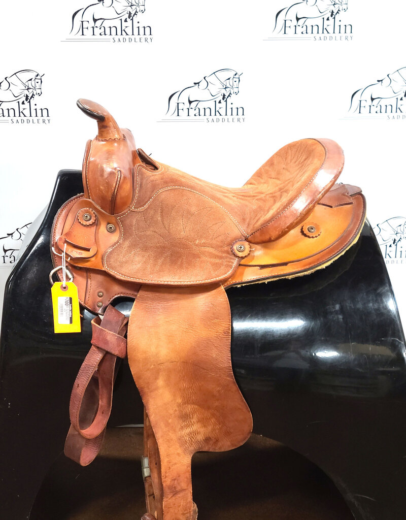Double R Western Trail Saddle 14.5" Seat Consignment #916