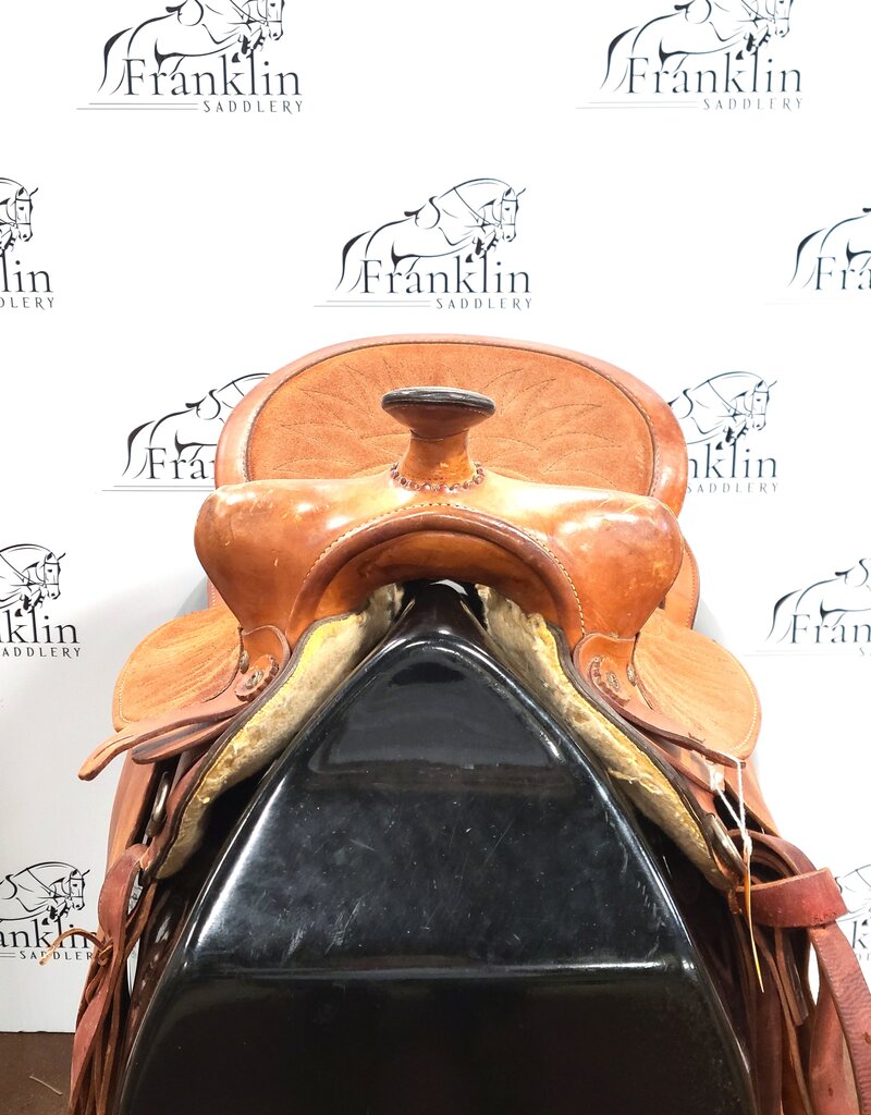 Double R Western Trail Saddle 14.5" Seat Consignment #916