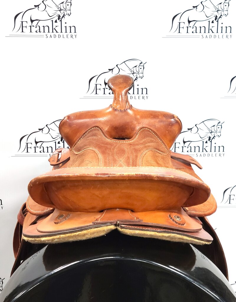 Double R Western Trail Saddle 14.5" Seat Consignment #916