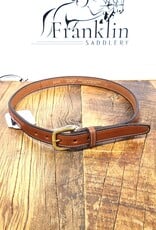 Tory Leather Tory Leather 3/4" Raised Fancy Stitch Belt