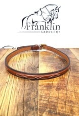 Tory Leather Tory Leather 3/4" Raised Fancy Stitch Belt