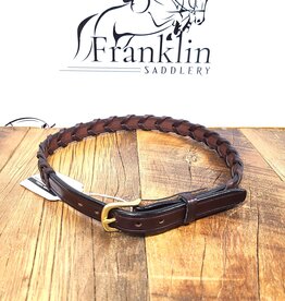 Tory Leather Tory 3/4" Laced Leather Belt Havana