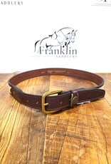 Tory Leather Tory 1 1/4" Leather and Cork Belt Havana