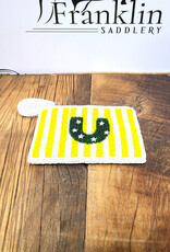 Tucker Tweed Equestrian Tucker Tweed Small Beaded Pouch Horseshoe Stripe