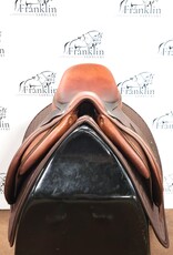 Used Butet L 16" Seat 1 Flap Standard Tree Gold Saddle Consignment #917