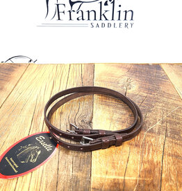 Exselle Ladies Spur Straps Brown 3/8" x 18"