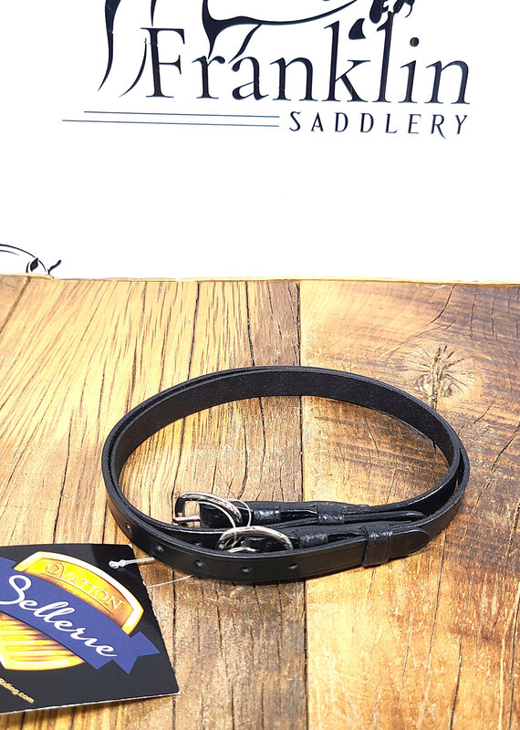 Ovation Ovation Ladies English Leather Spur Straps Black