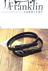 Camelot Camelot Ladies Black Spur Straps 1/2x 18