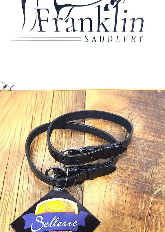 Ovation Ovation Child's Spur Strap Leather Black