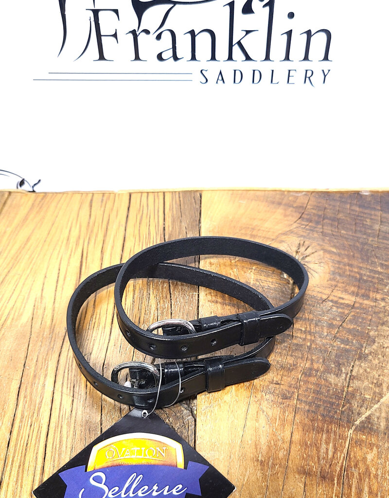 Ovation Ovation Child's Spur Strap Leather Black