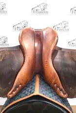Bruno Delgrange Close Contact Saddle 17.5" Seat Consignment #918