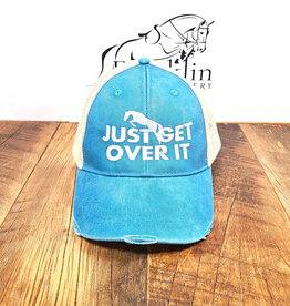 Just Get Over It Mesh Back Cap Teal/Tan