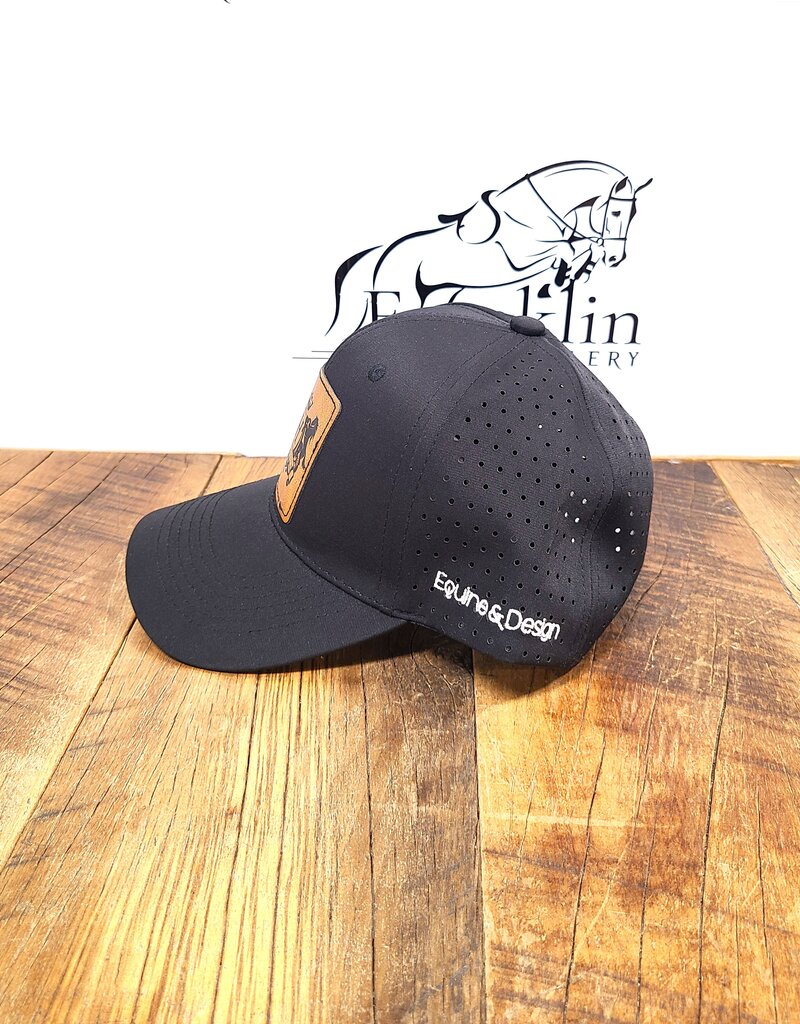 Equine & Design Horse Husband Perforated Trucker Hat with Patch