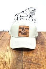 Equine & Design Proud Mom of a Dramatic Gelding Perforated Trucker Hat Sage
