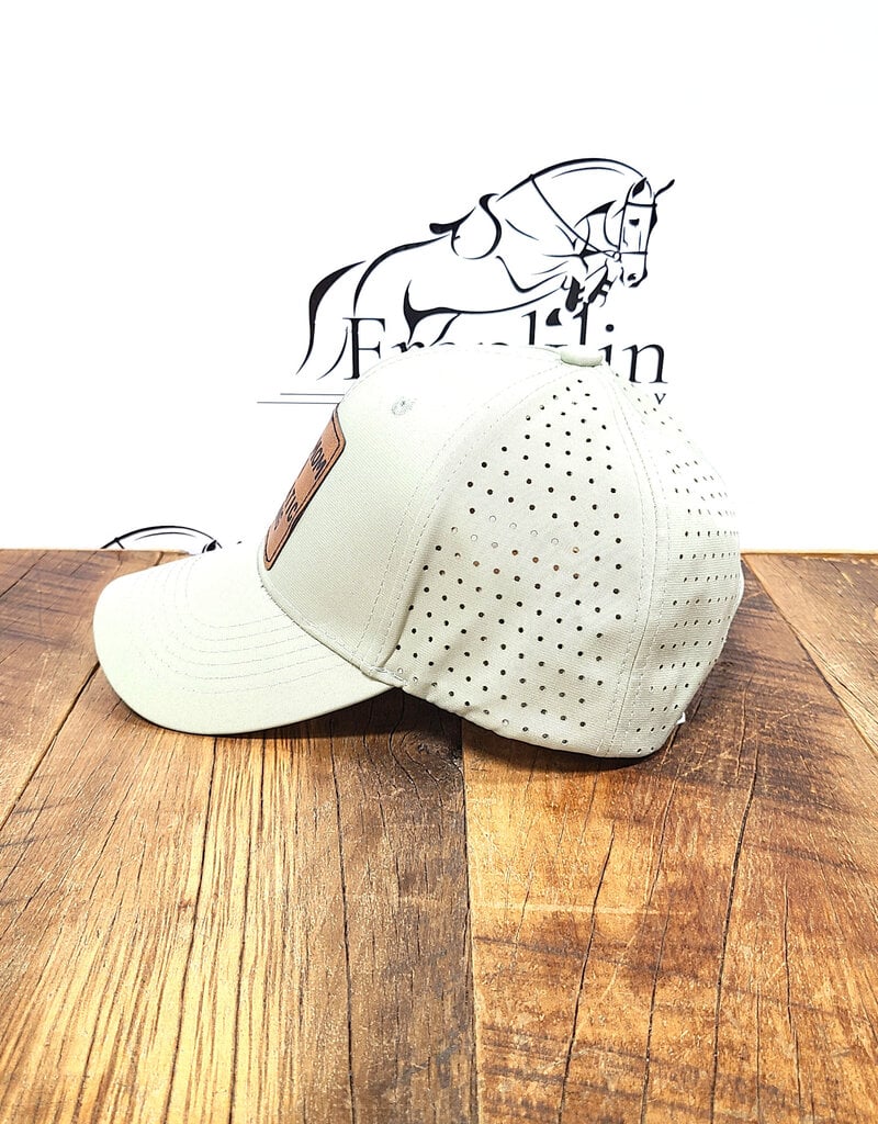 Equine & Design Proud Mom of a Dramatic Gelding Perforated Trucker Hat Sage