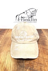 Barn Hair Don't Care High Bun Ponytail Ball Cap Khaki