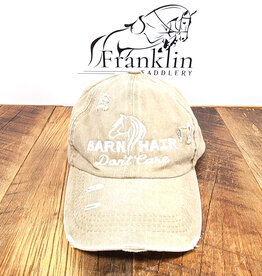 Barn Hair Don't Care High Bun Ponytail Ball Cap Khaki