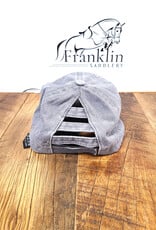 Boss Mare High Bun Ponytail Ball Cap Hat Gray