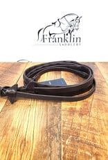 LeMieux LeMieux Magna Grip Rubber Reins Brown/Silver