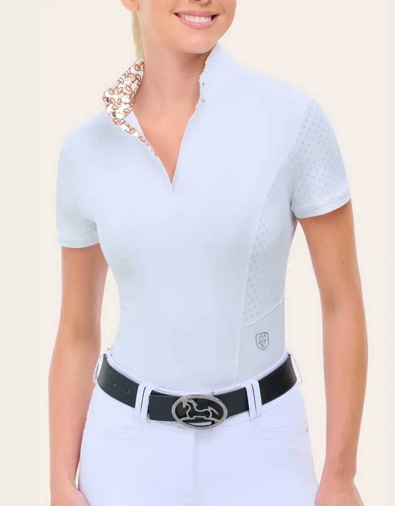 RJ Classics RJ Classics Brynn 2.0 SS Show Shirt White Shadow Bits