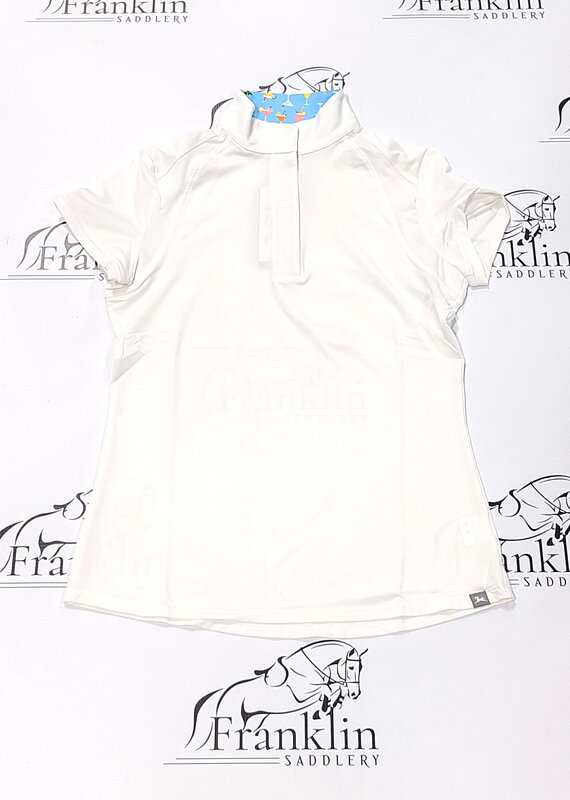 RJ Classics RJ Classics Ladies Sadie Short Sleeve Show Shirt White/Cocktails